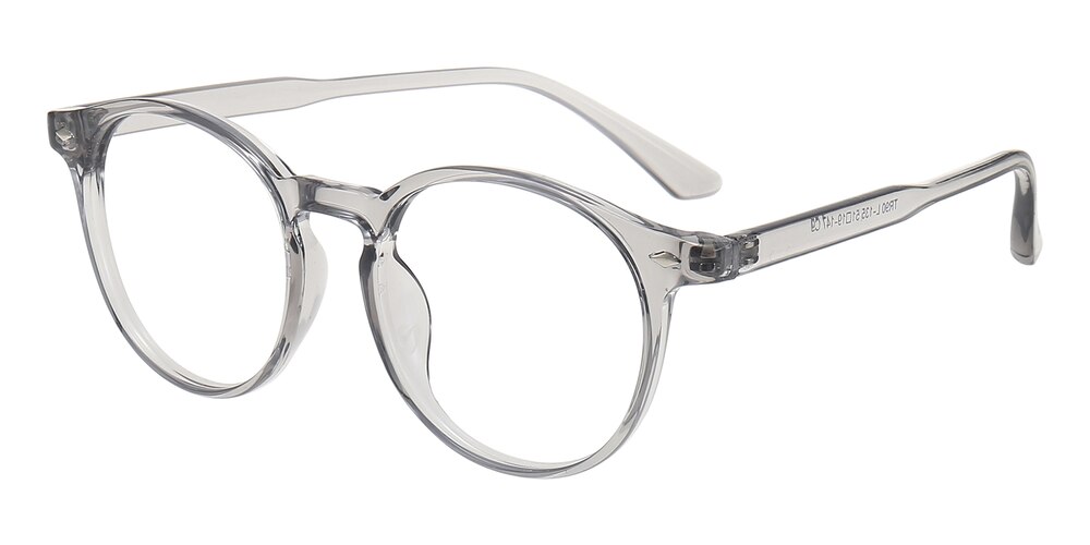 Platteville Gray Round TR90 Eyeglasses