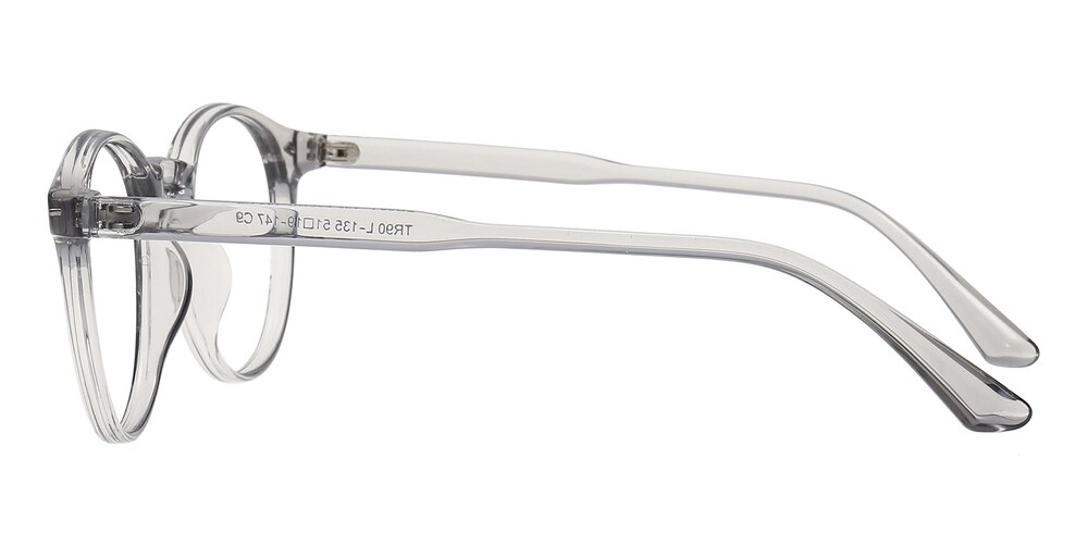 Platteville Gray Round TR90 Eyeglasses