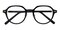 Harvey Black Oval Acetate Eyeglasses