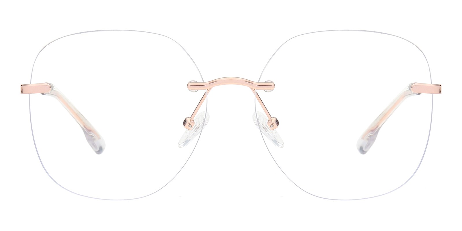 Richfield Polygon Rose Gold Eyeglasses Glassesshop