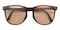 Beryl Brown Round TR90 Sunglasses