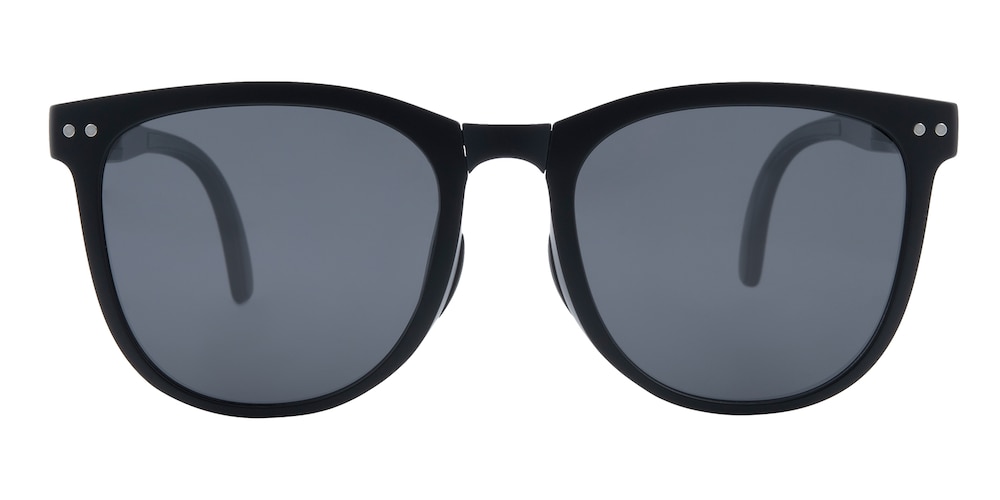 Beryl MBlack Round TR90 Sunglasses