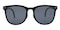 Beryl MBlack Round TR90 Sunglasses