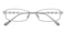 Joanne White Oval Metal Eyeglasses