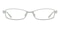 Joanne White Oval Metal Eyeglasses
