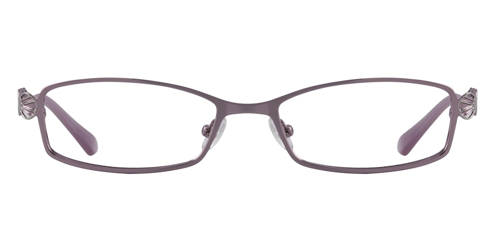 Joanne Pink Oval Metal Eyeglasses