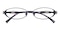 Martha Blue Oval Metal Eyeglasses