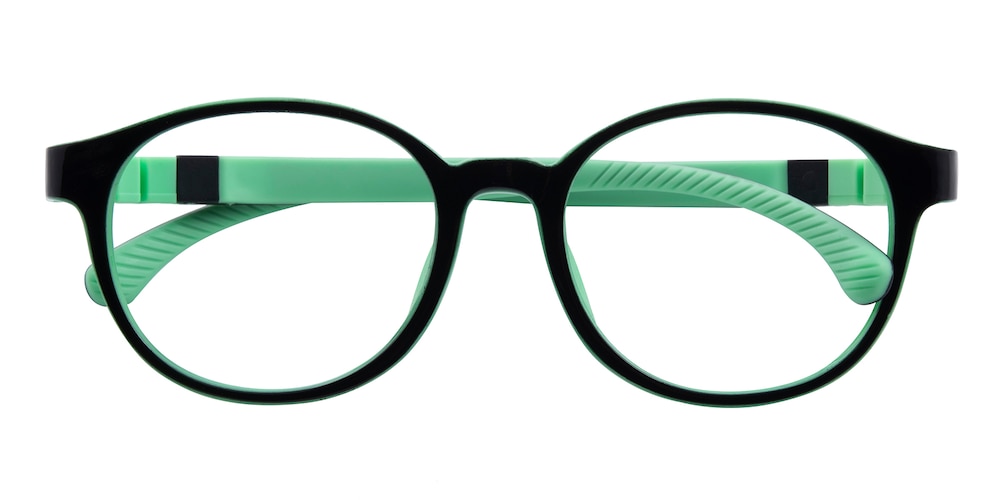 Anna Black/Green Round TR90 Eyeglasses