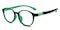 Anna Black/Green Round TR90 Eyeglasses