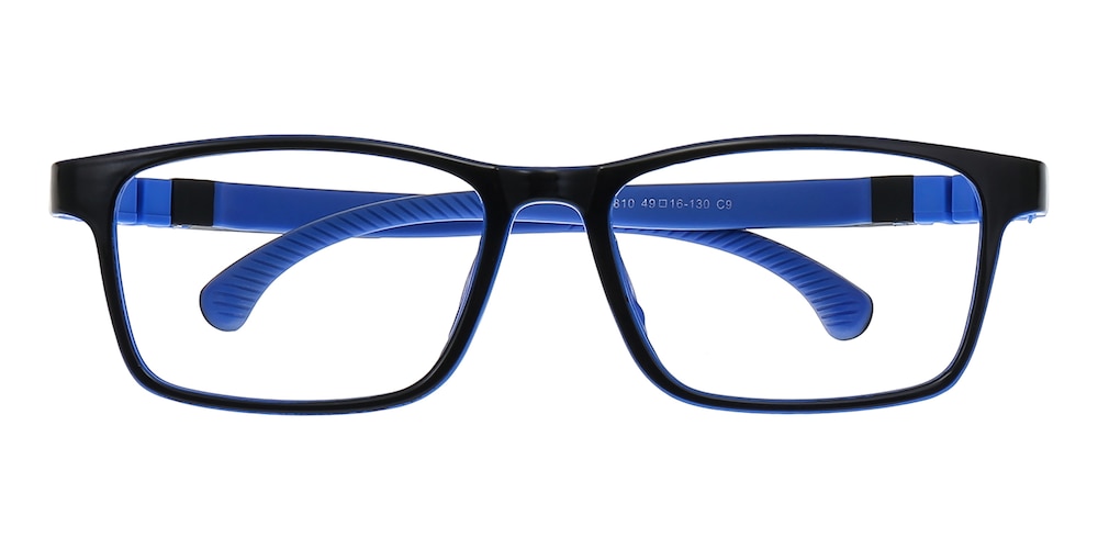Niki Black/Blue Rectangle TR90 Eyeglasses