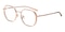 Andrea Champagne Polygon TR90 Eyeglasses