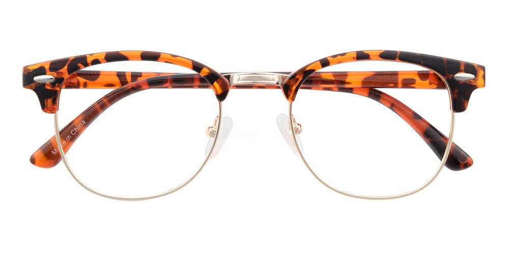 Pasadena Tortoise/Golden Oval TR90 Eyeglasses