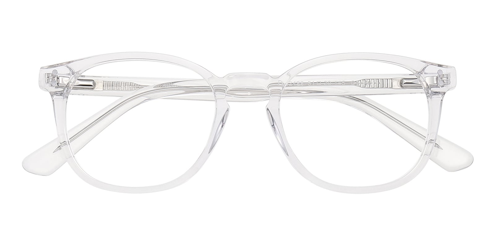 Square Eyeglasses, Full Frame Crystal Plastic - FZ1837