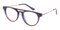Fairfax Purple Aviator Acetate Eyeglasses