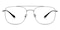 John Gunmetal Aviator Metal Eyeglasses