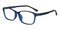 Augus Blue Rectangle TR90 Eyeglasses