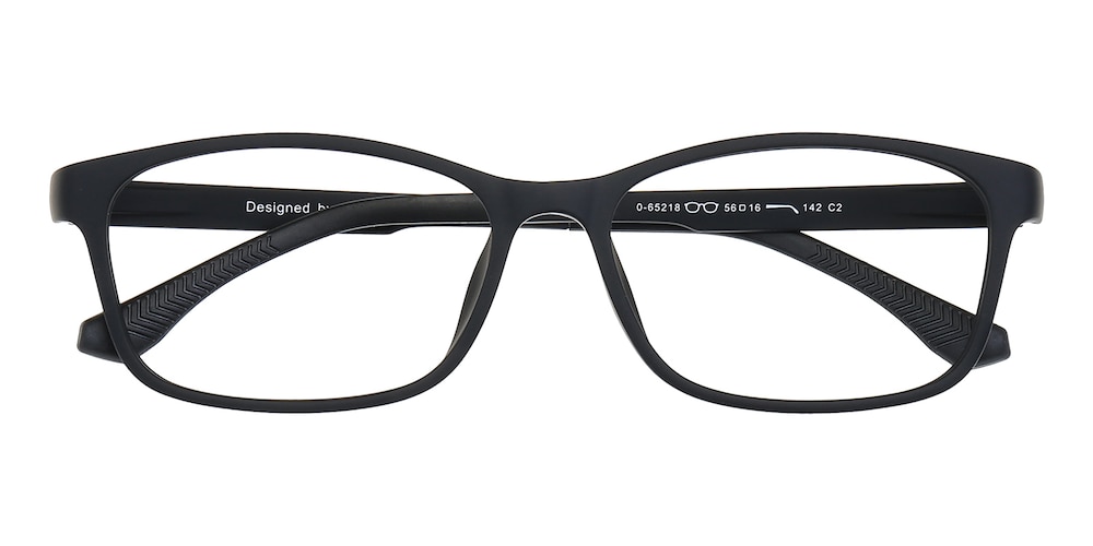 Augus MBlack Rectangle TR90 Eyeglasses