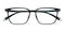 Bishop Deep Gray Rectangle TR90 Eyeglasses