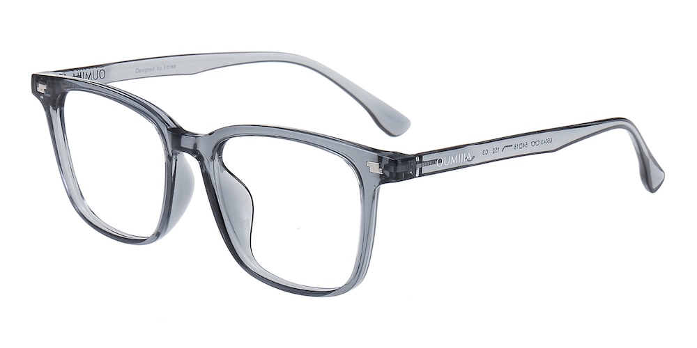 Christ Gray Rectangle TR90 Eyeglasses