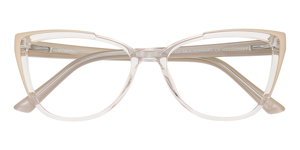 Ethel Crystal/Pink Cat Eye TR90 Eyeglasses