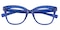 Lee Blue Cat Eye TR90 Eyeglasses