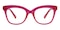 Lee Red Cat Eye TR90 Eyeglasses