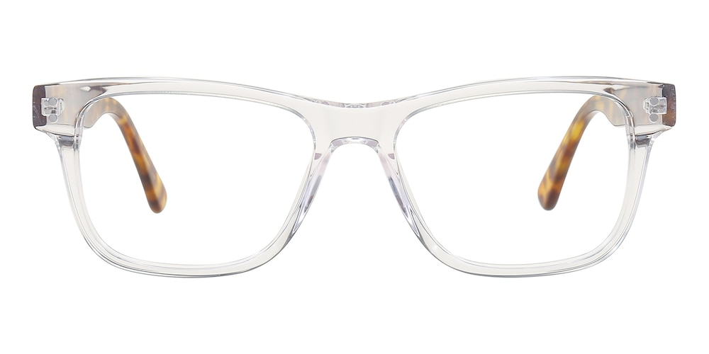 Lagrange Crystal/Tortoise Rectangle Acetate Eyeglasses