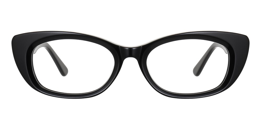 Constance Black Cat Eye Acetate Eyeglasses