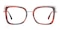 Gustave Multicolor/Silver Cat Eye Acetate Eyeglasses