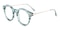 Spokane Lily Pad/Golden Round Acetate Eyeglasses