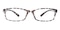 Arlene Crystal/Tortoise Rectangle TR90 Eyeglasses