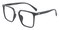 Woolley Black/Silver Aviator TR90 Eyeglasses