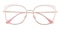 Yvette Pink Cat Eye TR90 Eyeglasses