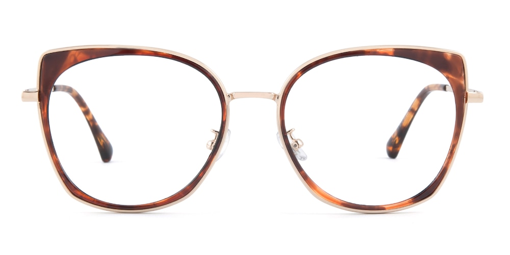 Yvette Tortoise/Golden Cat Eye TR90 Eyeglasses