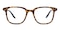 Whit Tortoise/Black Rectangle TR90 Eyeglasses