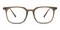 Waukegan Brown Square Acetate Eyeglasses
