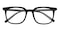 Waukegan Black Square Acetate Eyeglasses