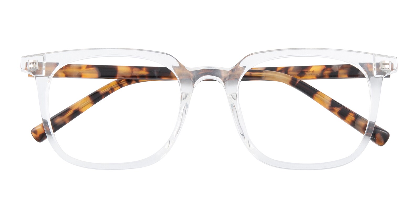 Square Eyeglasses, Full Frame Crysta,/Tortoise Plastic - FZ1900