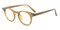 Waterville Brown Round Acetate Eyeglasses