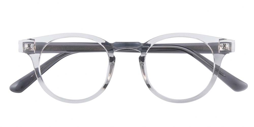 Waterville Gray Round Acetate Eyeglasses