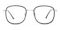 Alexandria Gray/Silver Square Acetate Eyeglasses