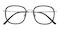 Alexandria Tortoise/Silver Square Acetate Eyeglasses