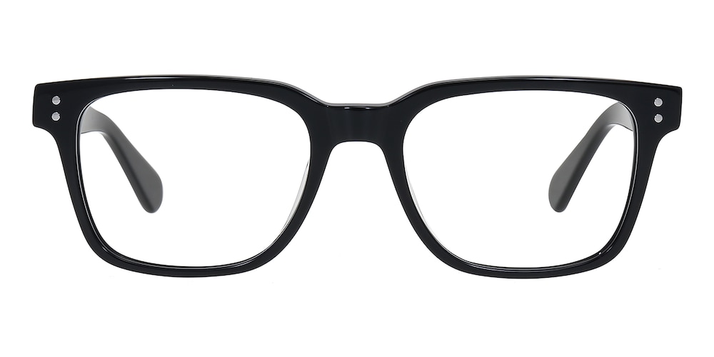 Altoona Black Rectangle Acetate Eyeglasses