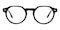 Ames Black Round Acetate Eyeglasses