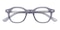 Amiens Gray Round Acetate Eyeglasses