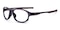 Atwood Gray/Red Oval TR90 Eyeglasses