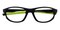 Atwood Black/Green Oval TR90 Eyeglasses