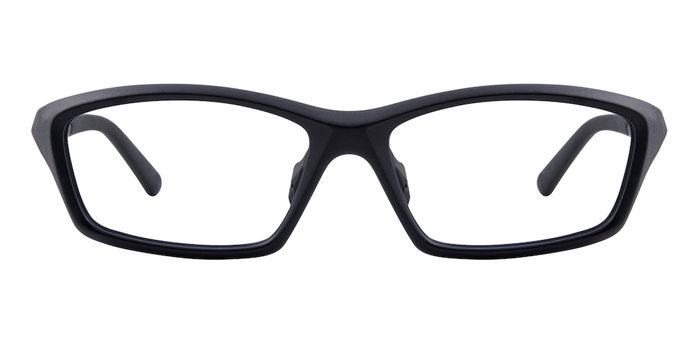 Aspen Black/Blue Rectangle TR90 Eyeglasses