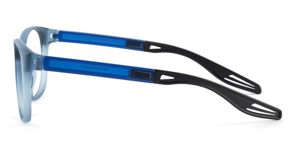 Berkeley Blue Round TR90 Eyeglasses