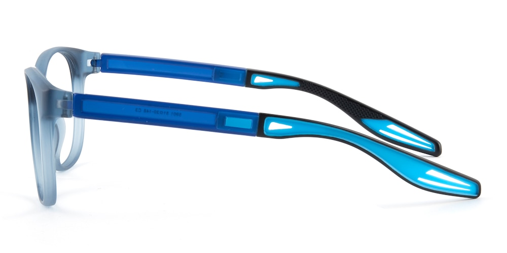 Berkeley Blue Round TR90 Eyeglasses